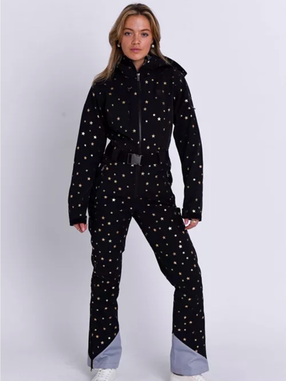 OOSC Chic Ski Suit in Black Shining Star | L
